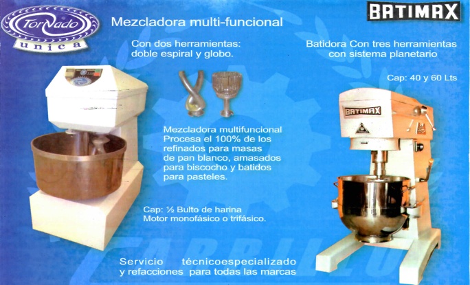 Mescladora multifuncional